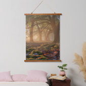Oneffen Pad Hangend Wandkleed (Slaapkamer)