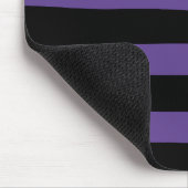 Oneffen strepen in Paarse en zwarte Muismat (Hoek)