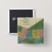 Oneida County Vierkante Button 5,1 Cm (Voorkant /achterkant)