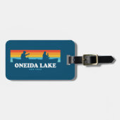 Oneida Lake New York Kano Bagagelabel (Voorkant horizontaal)
