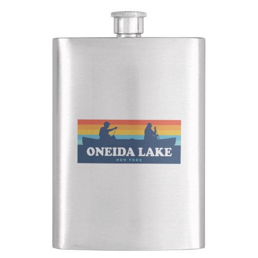 Oneida Lake New York Kano Flacon (Voorkant)