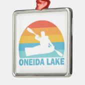 Oneida Lake New York Kayak Metalen Ornament (Links)