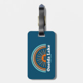 Oneida Lake New York Rainbow Bagagelabel (Achterkant verticaal)