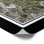 Oneida Lake New York Satellite Poster Map (Hoek)