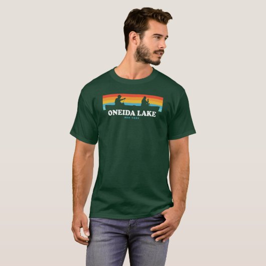 Oneida Lake New York T-shirt (Voorkant volledig)