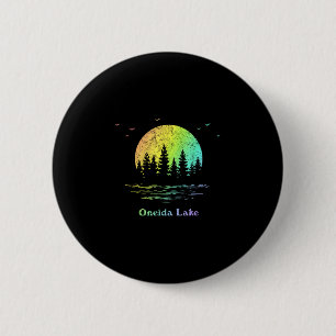 Oneida meer outdoor avontuur familie vakantie ronde button 5,7 cm