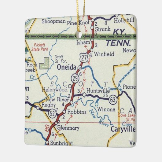 Oneida TN Keramisch Ornament (Links)