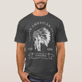 Oneida Tribe Native American Indian Pride Darker T-shirt (Voorkant)