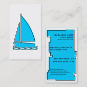 oneigenlijke zeilboot Rex Visitekaartje (Voorkant / Achterkant)