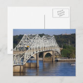 O'Neil Bridge op de Tennessee River, Florence Briefkaart (Voorkant / Achterkant)