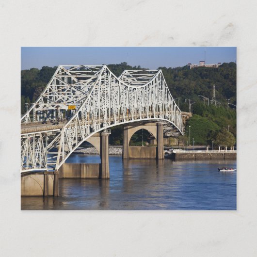 O'Neil Bridge op de Tennessee River, Florence Briefkaart (Voorkant)
