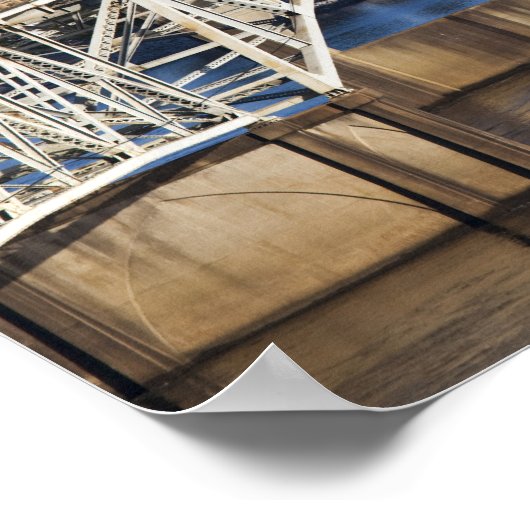 O'Neil Bridge op de Tennessee River, Florence, Poster (Hoek)