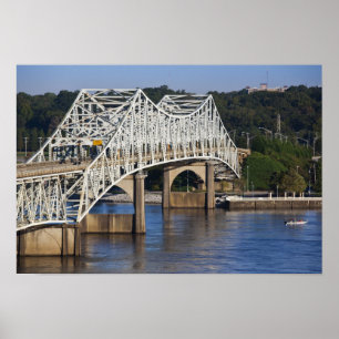 O'Neil Bridge op de Tennessee River, Florence, Poster