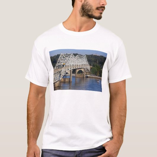O'Neil Bridge op de Tennessee River, Florence, T-shirt (Voorkant)