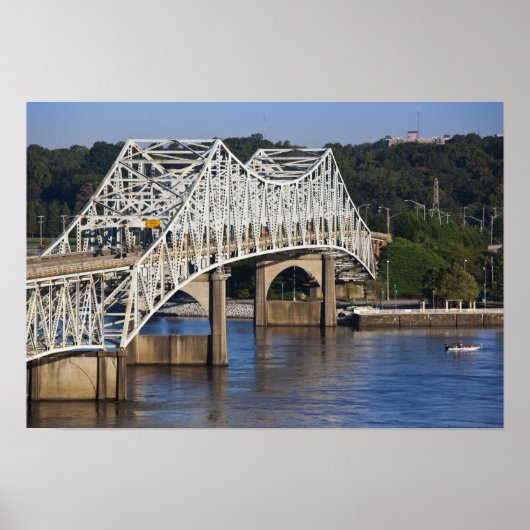 O'Neil-brug over Tennessee River, Florence, Poster (Voorkant)