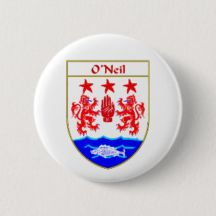 O'Neil Coat of Arms/Family Crest Ronde Button 5,7 Cm
