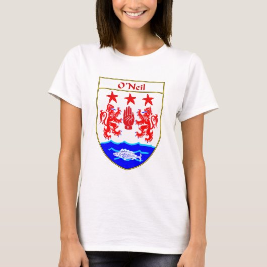 O'Neil Coat of Arms/Family Crest T-shirt (Voorkant)