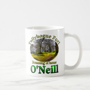 O'Neill droomt van thuis Tullyhogue Fort Ierland Koffiemok