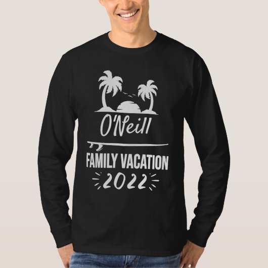 O'NEILL Family Vacation Tropical Group Trip Beach T-shirt (Voorkant)