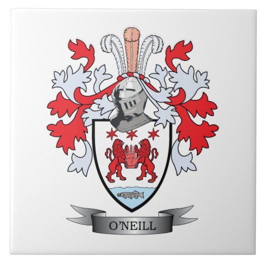 O'Neill-jasje over wapens Tegeltje (Voorkant)