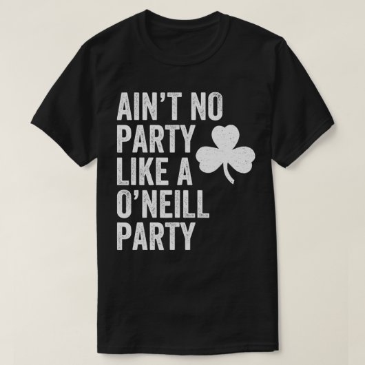 ONeill Nebraska St Patricks Day Shamrock Party T-shirt (Design voorkant)
