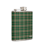 O'Neill Tartan Monogram Groen en Tan Plaid Heupfles (Rechts)