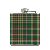 O'Neill Tartan Monogram Groen en Tan Plaid Heupfles (Achterkant)