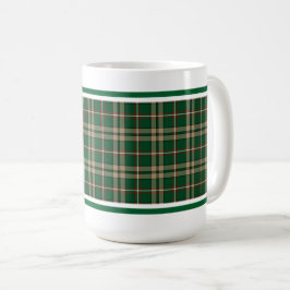 O'Neill Tartan Tan en Green Irish Pset Koffiemok