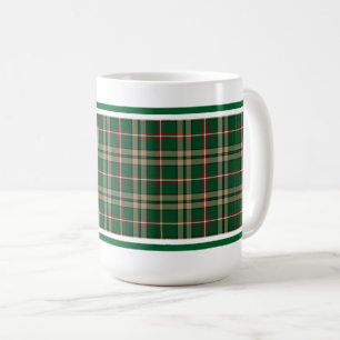O'Neill Tartan Tan en Green Irish Pset Koffiemok