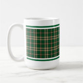 O'Neill Tartan Tan en Green Irish Pset Koffiemok (Links)