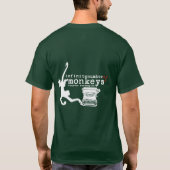 oneindig aantal apen t-shirt (Achterkant)