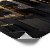 Oneindig Architecturaal Frame Poster (Hoek)