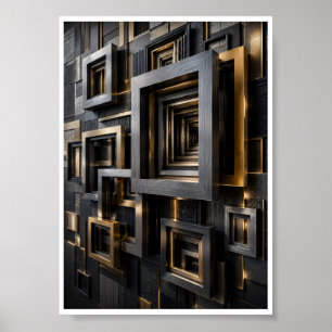 Oneindig Architecturaal Frame Poster