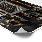 Oneindig Architecturaal Frame Poster (Hoek)