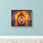 oneindig architectuur verpakt canvas (Insitu (Houten vloer))