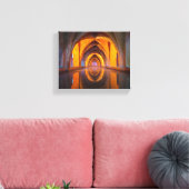 oneindig architectuur verpakt canvas afdruk (Insitu (Woonkamer))