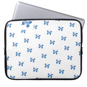 oneindig blauwe vlinders: symbool van liefde Achem Laptop Sleeve