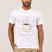 Oneindig gebrouwen koffieliefde t-shirt (Voorkant)