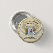 Oneindig Geliefde Pootvleugels Ontwerp Ronde Button 3,2 Cm (Voorkant /achterkant)