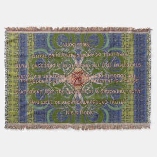 Oneindig - Groen abstract door Alexandra Cook Deken