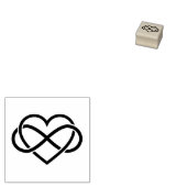 Oneindig hart, liefde voor altijd rubberstempel (Gestempeld)