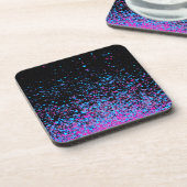 Oneindig in paarse en blauw onderzetter (Linkerzijde)