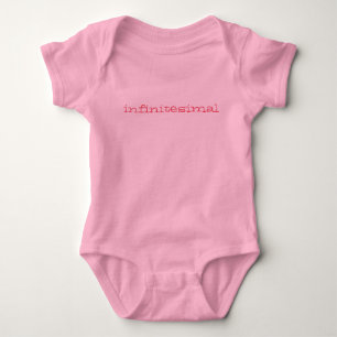 oneindig kleine baby romper - roze