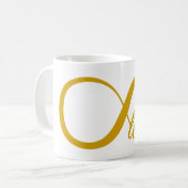 Oneindig Leren Koffiemok (Voorkant links)