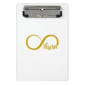 Oneindig Leren Mini Klembord (Voorkant)