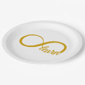 Oneindig Leren Papieren Bordje (Gekanteld)