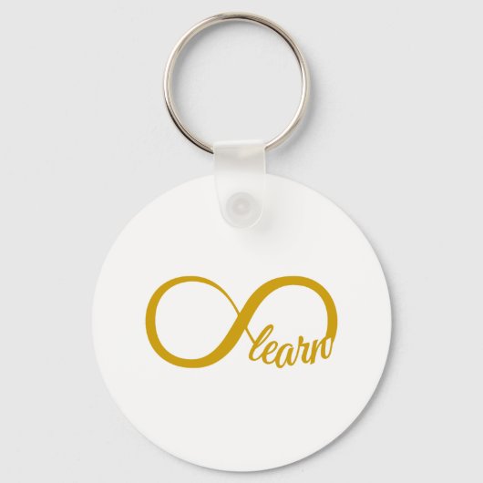 Oneindig Leren Sleutelhanger (Voorkant)