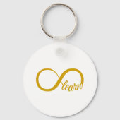 Oneindig Leren Sleutelhanger (Achterkant)