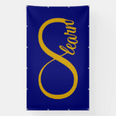 Oneindig Leren Spandoek (Verticaal)