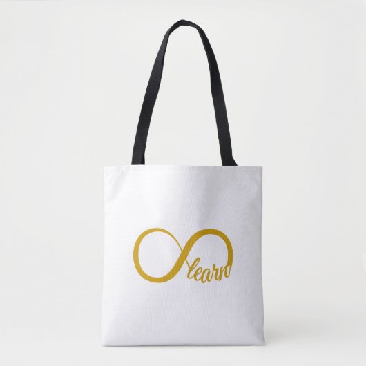 Oneindig Leren Tote Bag (Voorkant)